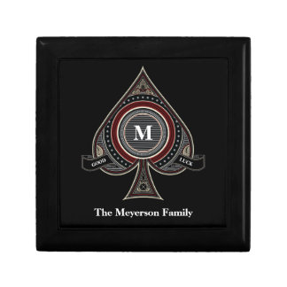 Ace of Spades Custom Tile Box