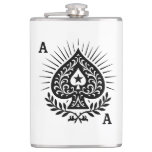 Ace of Spades — Filigree Star &amp; Laurel Flask