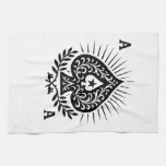 Ace of Spades — Filigree Star &amp; Laurel Kitchen Towel