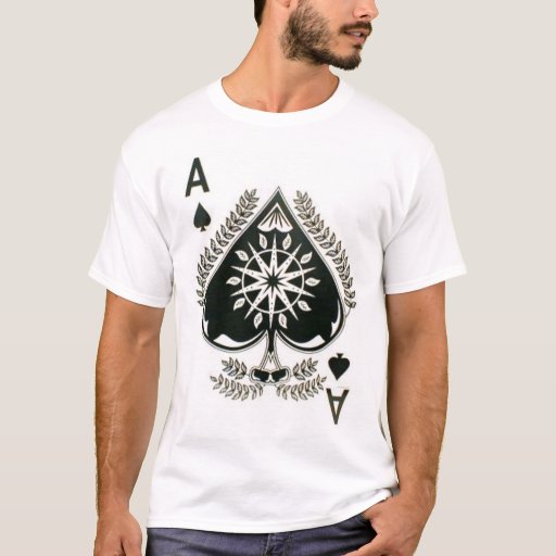 Ace of Spades (front only) T-Shirt | Zazzle