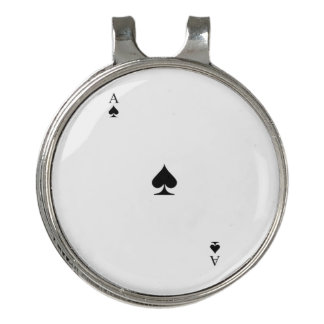 Ace of Spades Golf Hat Clip