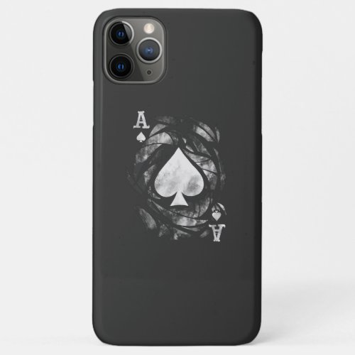 Ace of spades grunge design iPhone 11 pro max case