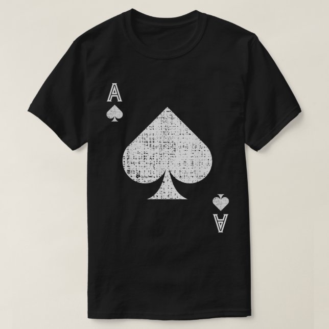Ace Of Spades Halloween Costume T-Shirt (Design Front)