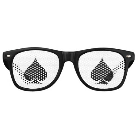 Ace Of Spades Halloween Poker Party Shades
