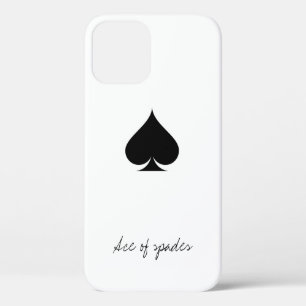Ace of spades iPhone 12 case Playing card suit