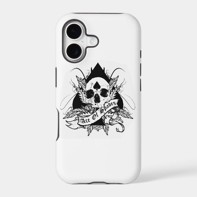 Ace of spades iphone case (Back)