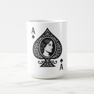 Ace of Spades — Lady Cameo Filigree Emblem Color Morph Mug
