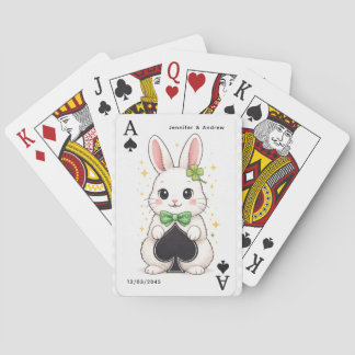 Ace of Spades Lucky Rabbit Poker Card 