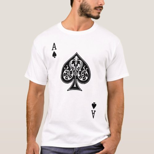 Ace of Spades Mens T_shirt