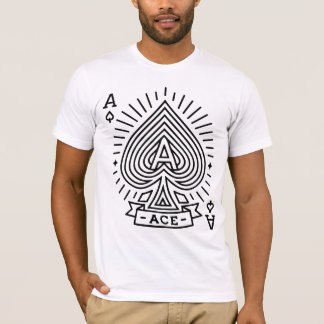 Ace of Spades — Monoline Sunburst Emblem T-Shirt