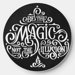 Ace of Spades Motivational Typography quote Wireless Charger