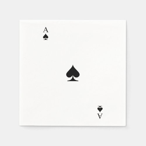 Ace of Spades Napkins