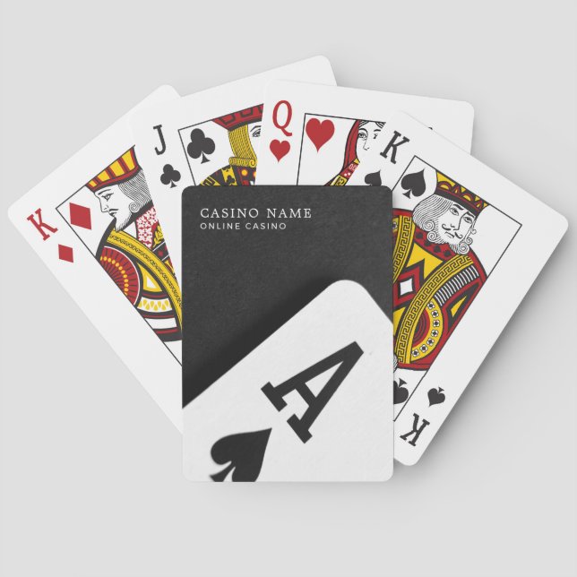 Ace of Spades, Online Casino, Gaming Industry Poker Cards (Back)