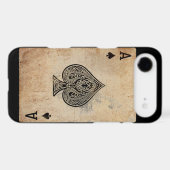Ace of spades phone case (Back (Horizontal))