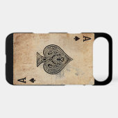 Ace of spades phone case (Back (Horizontal))