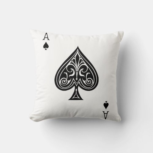 Ace of Spades Pillow