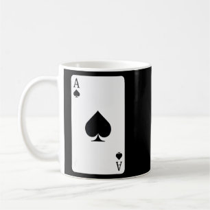 Ace Of Spades Playing Card Ace Card Coffee Mug