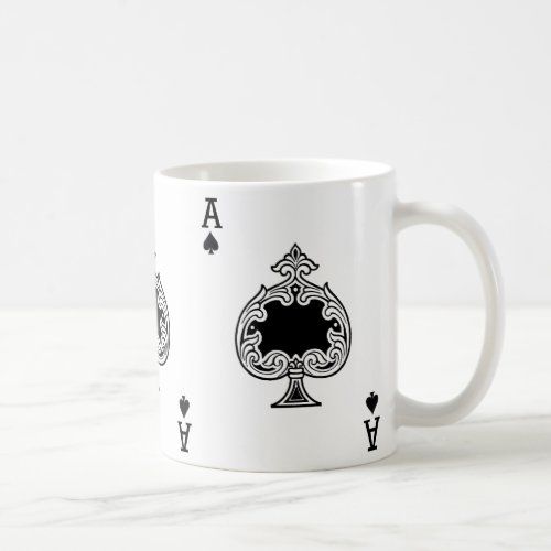 Ace of Spades Playing Card Coffee Mug