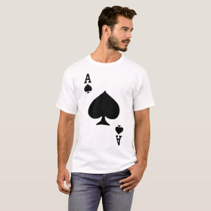 Ace of Spades Playing Card Halloween Costume baseb T-Shirt