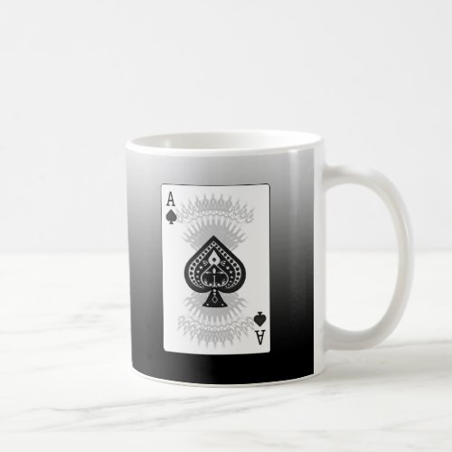 Ace of Spades Poker Card Coffee Mug