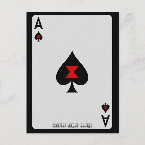 Ace of Spades Postcard