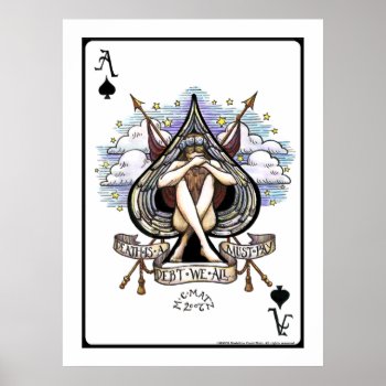 Ace Of Spades Poster by m_c_matz at Zazzle