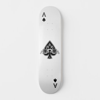 Ace Of Spades Skateboard Deck by BluePlanet at Zazzle