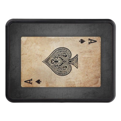 Ace of spades throw pillow hitch cover