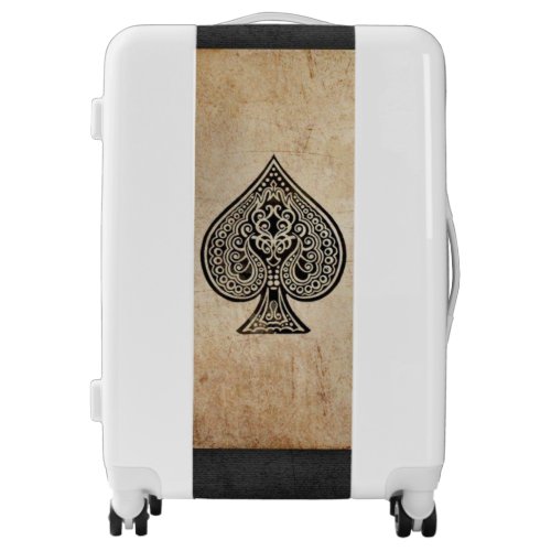 Ace of spades throw pillow luggage