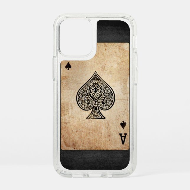 Ace of spades throw pillow speck iPhone 12 mini case (Front)