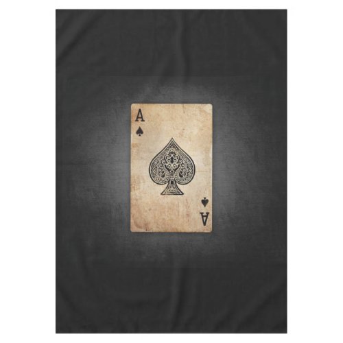Ace of spades throw pillow tablecloth