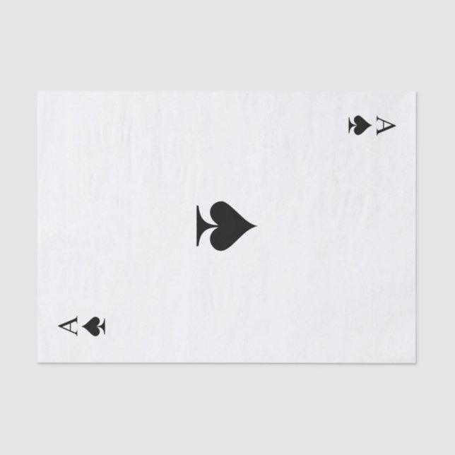 Ace of Spades Tissue Paper (Front)