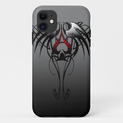 ace of spades tribal design iPhone 11 case