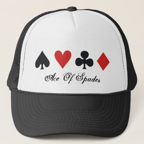 Ace Of Spades Trucker Hat