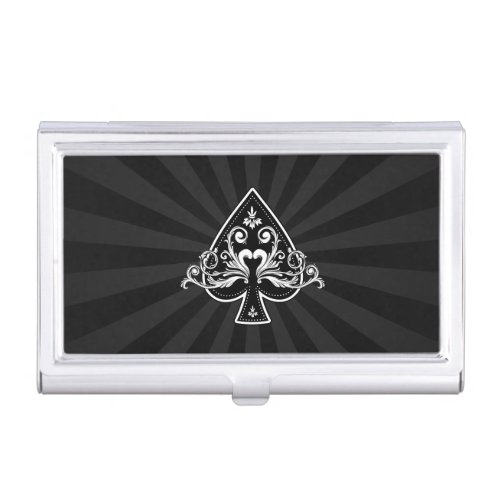 Ace of Spades Vintage Business Card Case