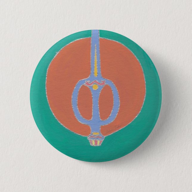 Ace of Swords Button (Front)