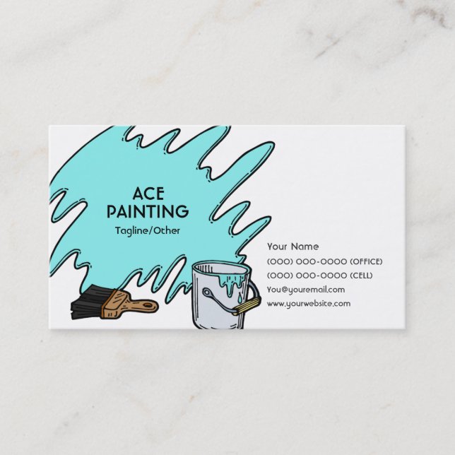 Ace Painting Business Card (Front)