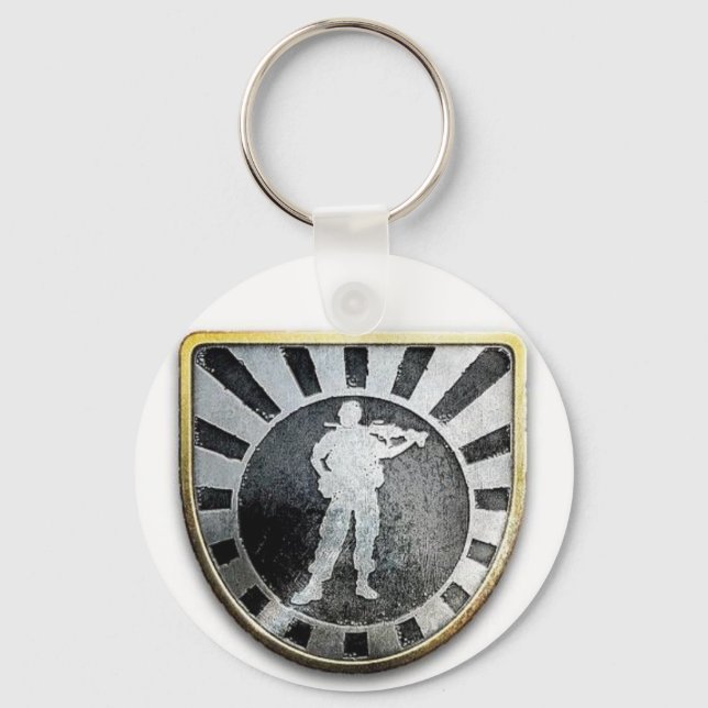 Ace Pin Keychain (Front)