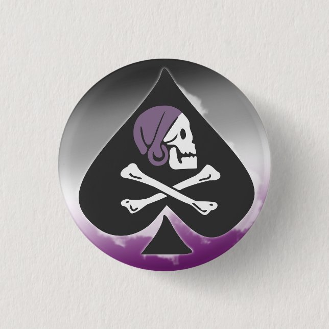 Ace Pirate Button (Front)
