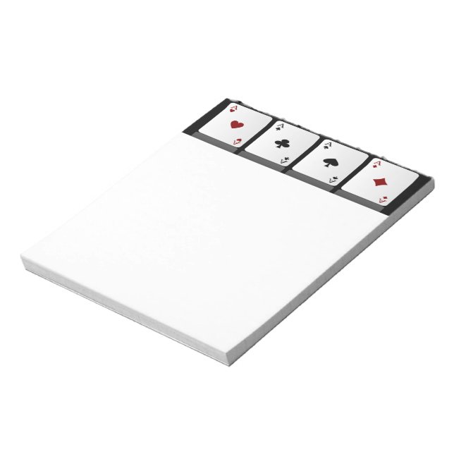 Ace Playing Cards Notepad (Rotated)