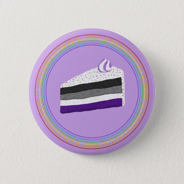Ace Pride Cake Button (Front)
