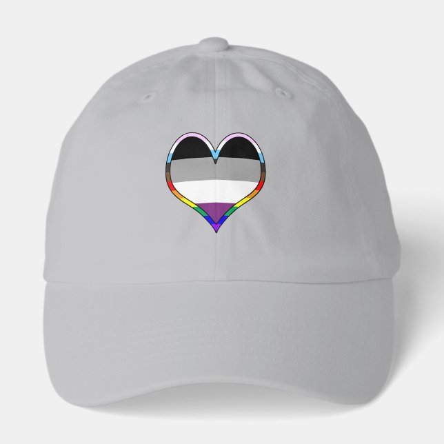Ace Pride Heart Hat (Front)