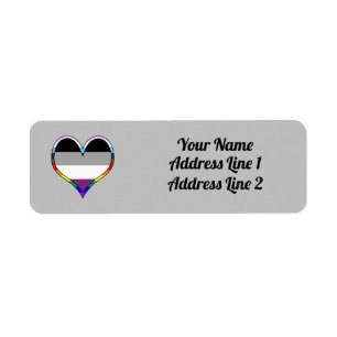 Ace Pride Heart Label