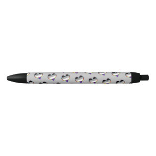 Ace Pride Heart Pattern Pen