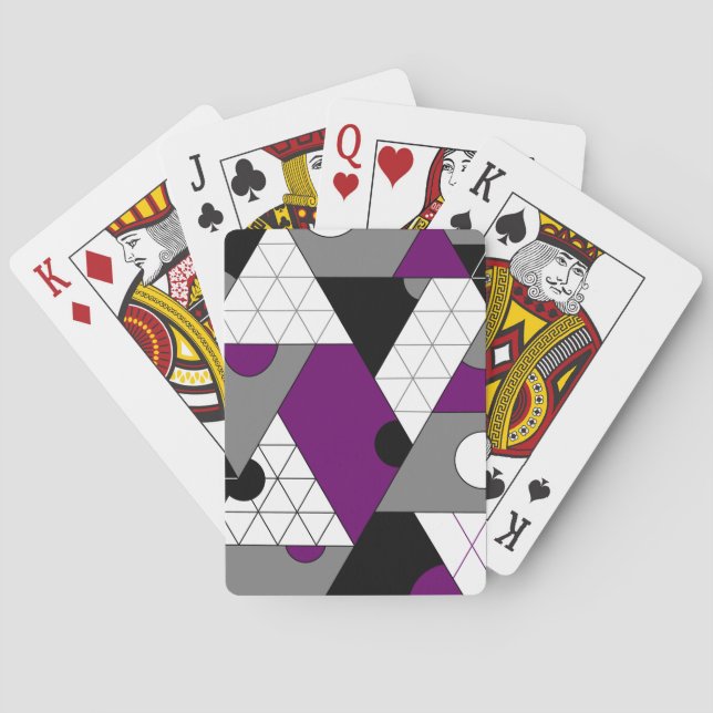 Ace Pride Isometric Design Poker Cards (Back)