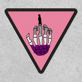 Ace Pride Skeleton Hand Patch