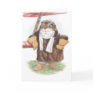 Ace Rabbit aviator card