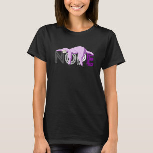 Ace Sloth Sleep Nope Asexual Flag LGBQA Asexuality T-Shirt
