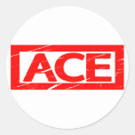 Ace Stamp Classic Round Sticker