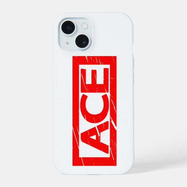 Ace Stamp Iphone Case (Back)